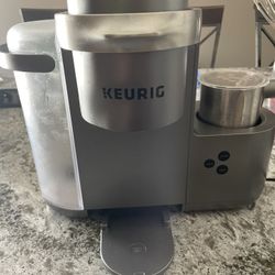 Keurig K-Cafe Single Serve Coffee Maker, Silver/Grey