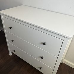 IKEA White 3-Drawer Dresser