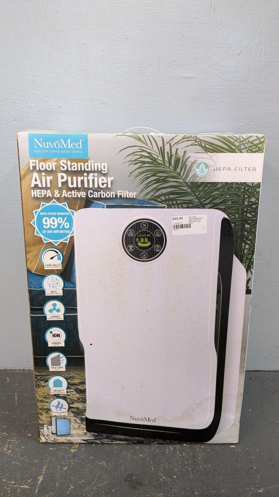 Nuvomed Floor Standing Air Purifier (450 SQ ft) (new)