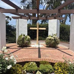 6.5' Wood Cross (blankets Not Included)
