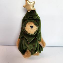 Vintage Boyds Bear Frazier Christmas Tree Peeker Bear 10". 
