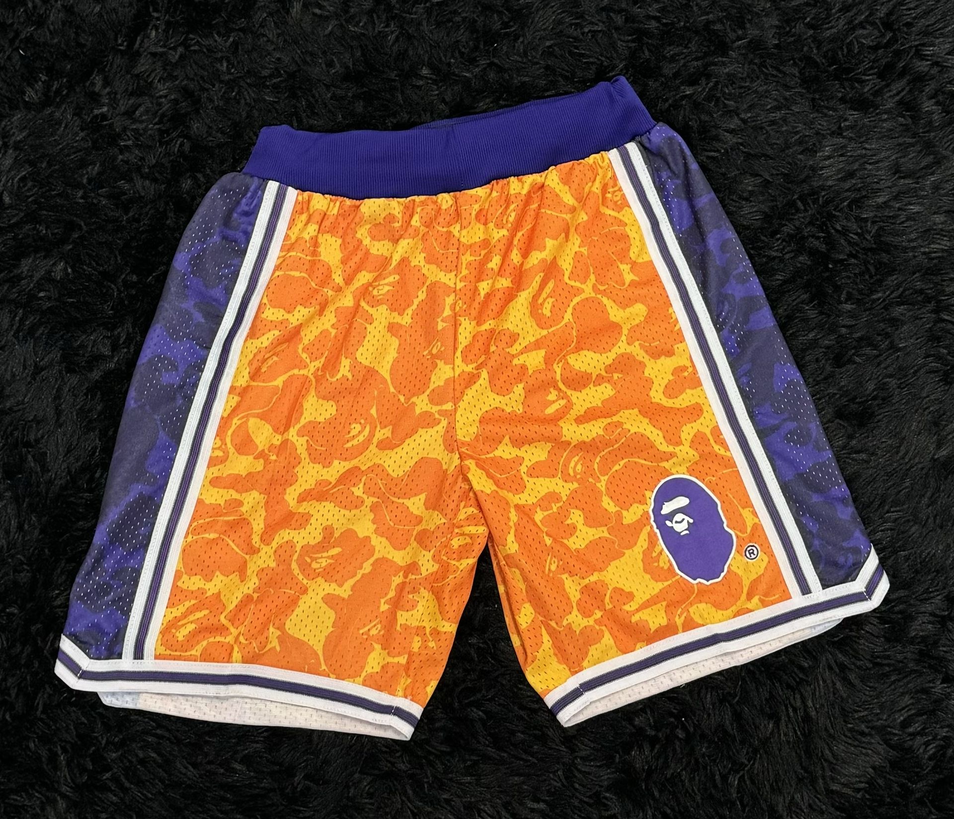 NBA LA Lakers BAPE Shorts 