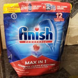 Finish Powerball Dishwasher Pods – 5 Packs (12 ct each)
