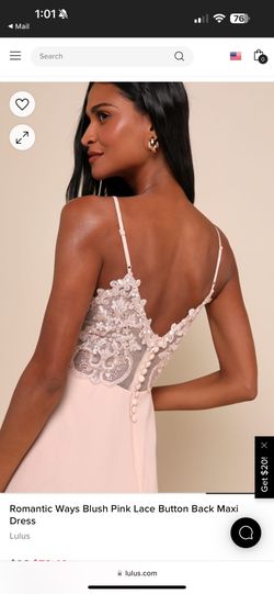 Blush pink dress wedding bridesmaid special occasion dress lace button back maxi for Sale in Fullerton, CA - OfferUp Blush pink dress wedding bridesmaid special occasion dress lace button back maxi for Sale in Fullerton, CA - OfferUp