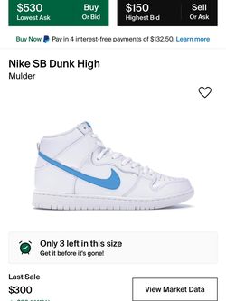 Nike Sb Dunk High “Mulder”