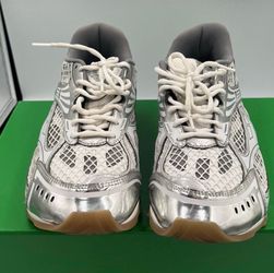 Bottega Veneta White Silver