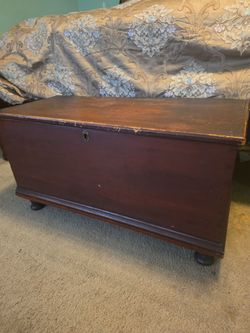 Antique Empire Blanket Chest