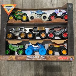 Monster Jam Trucks Collection. New. Located in North Park 92104. 