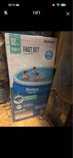 Fast Set Fill & Rise Pool 12ft