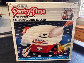 Vintage Robeson Party Time Cotton Candy Maker – Complete in Box