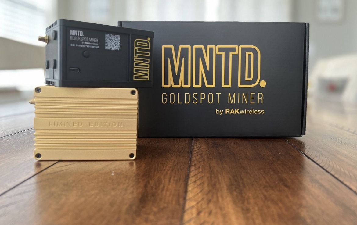 MNTD RAK Wireless Goldspot Helium Miner Hotspot US 915