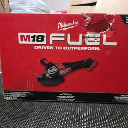M18 FUEL 18-Volt Lithium-lon Brushless Cordless 4-1/2 in./6 in. Braking Grinder with Paddle Switch (Tool-Only)