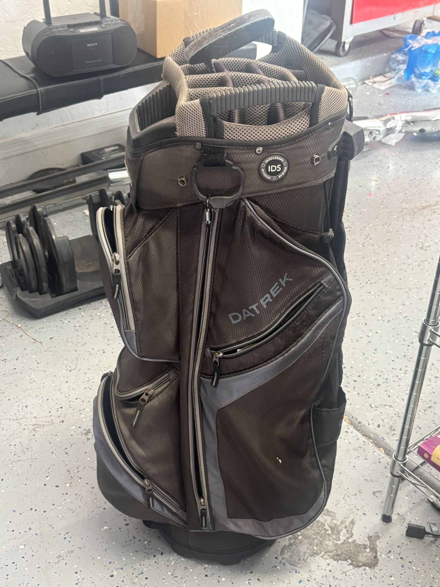 Datrek Cart Golf Bag Black/Grey 14-Way