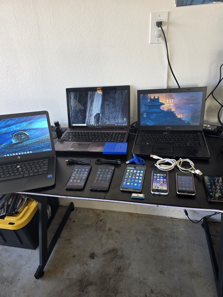 Computers Laptops Cellphones Lot ALL FOR $100