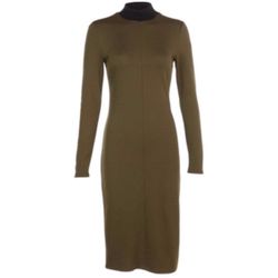New Women’s Juniors XS Olive Green Max & Ash Modest Long Sleeve Midi Dress