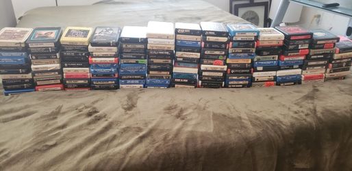 8 Track Cassettes (Random Genres)