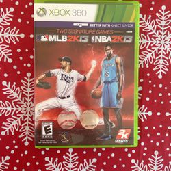 Xbox 360 - 2 Games: MLB 2K13 & NBA 2K13