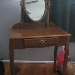 Antique Oak Writting Desk