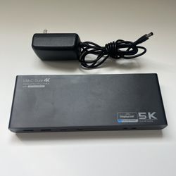 Universal Docking Station - USB-C Dual 4K / 5K (DisplayLink) – Great Condition