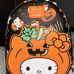 SOLD OUT Loungefly Sanrio Hello Kitty Pumpkin mini backpack