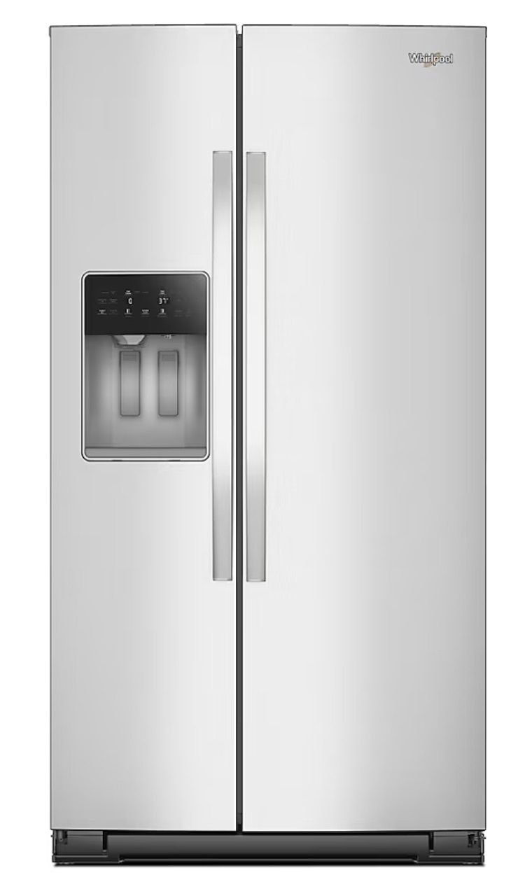 Whirlpool 28.7-cu ft Standard-Depth 36-in Wide Side-by-Side Refrigerator