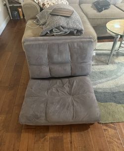 Loungie Flip Floor Chair Gray