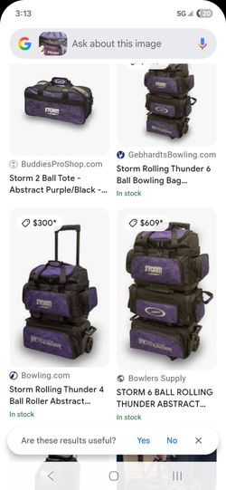 Storm 2 ball tote bowling