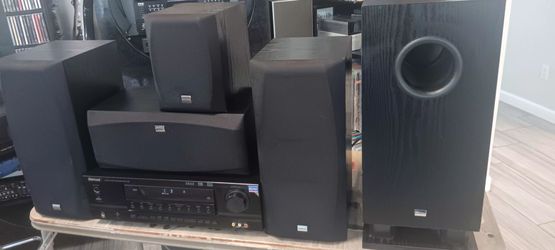 The Sherwood RD-6108 is a 5.1-channel audio/video surround sound receiver and ONKYO SPEAKERS
