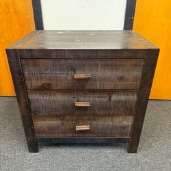 Farmhouse Nightstand with Charging Station（SW639)