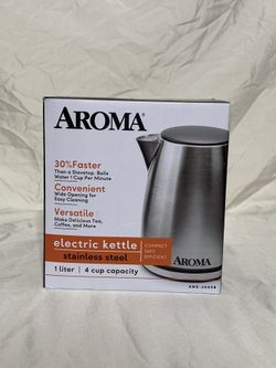 *NEW* Aroma Stainless Steel Electric Kettle