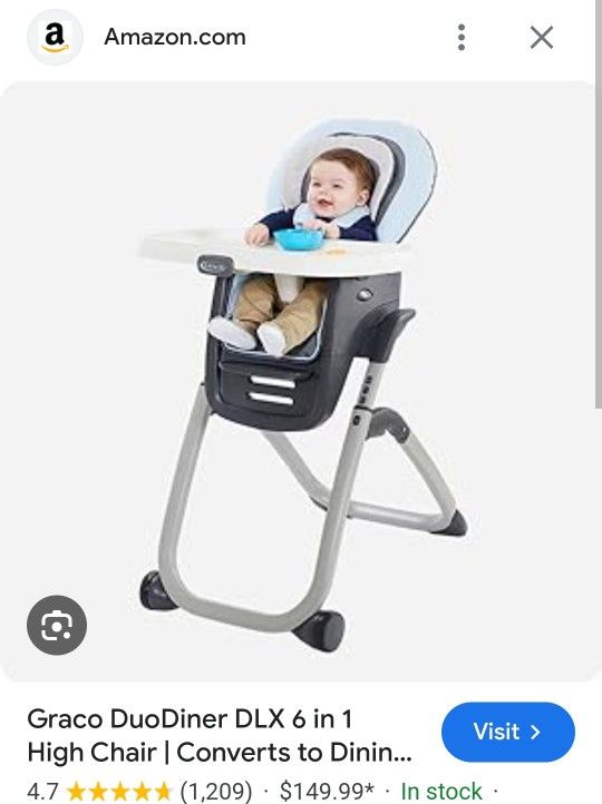 Graco High Chair For Eating. Silla Para Comer Para Bebe Pa