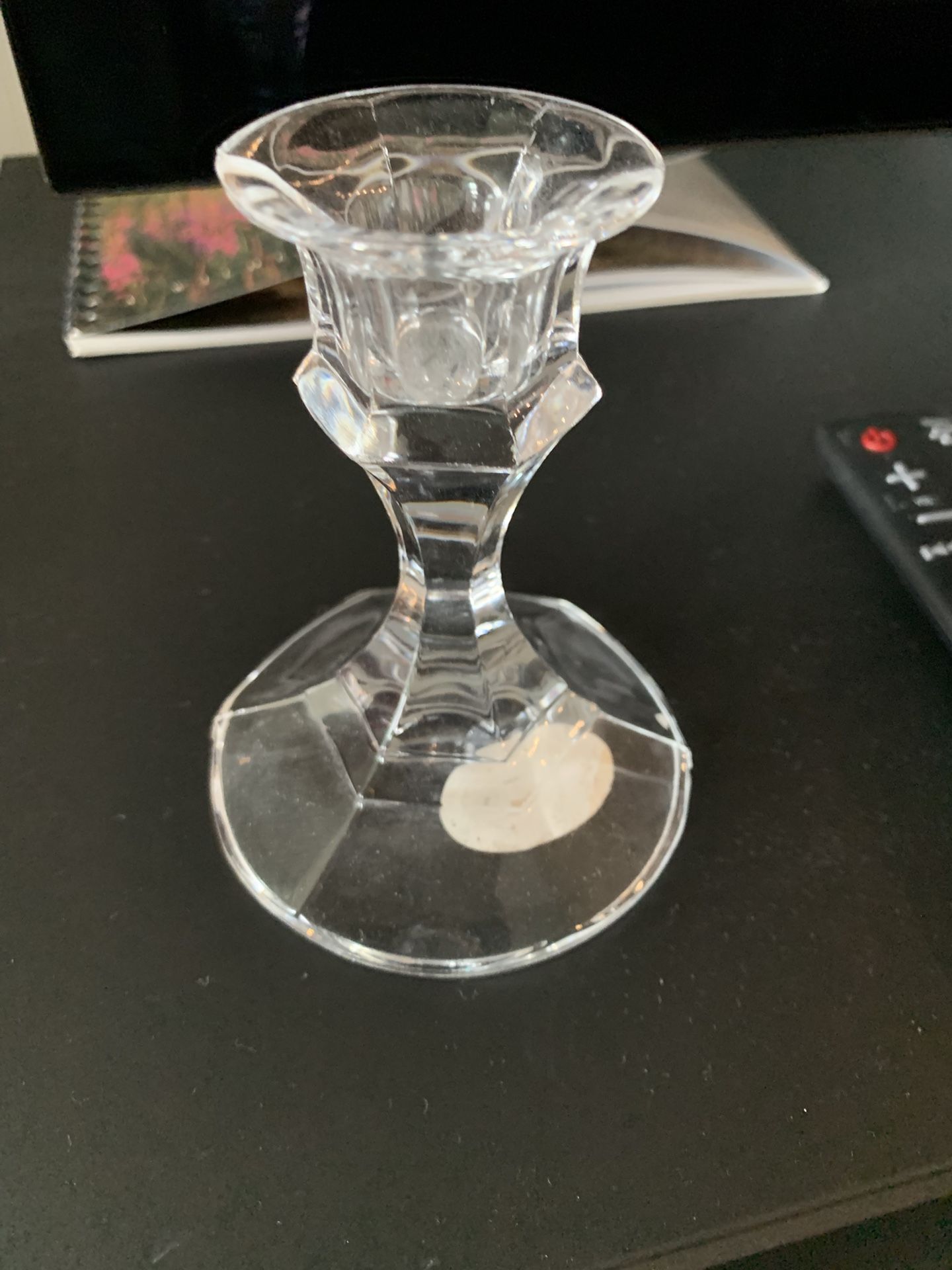 Crystal Candlestick Holder