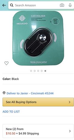 Car holder kickstand safe & secure hip