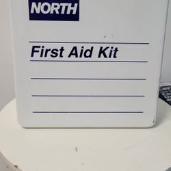 Vintage First Aid Kit/ Wall Mount 