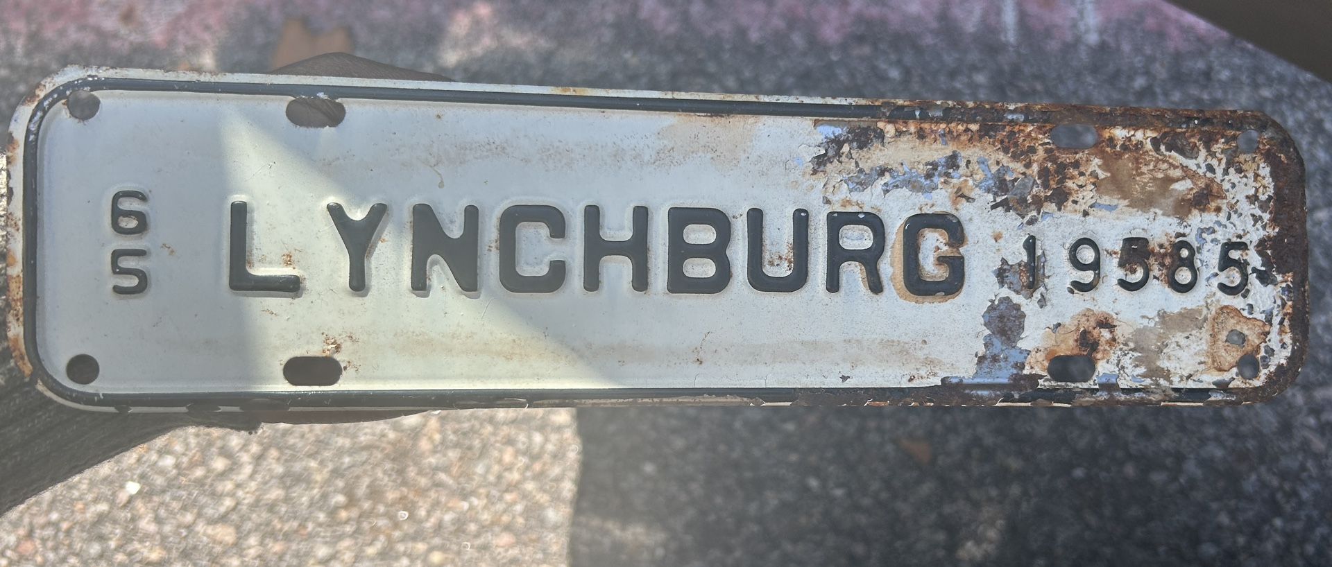 Antique 1965 License Plates
