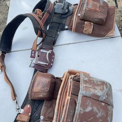 Occidental Leather 9855 Adjust-to-Fit Fat Lip Tool Belt Set - Cafe
