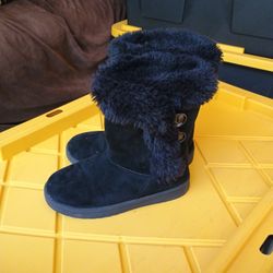 Girls Black Boots