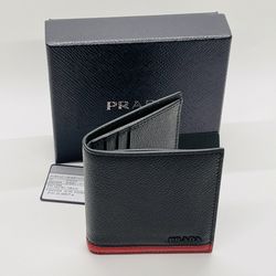Prada Saffiano Leather Bifold Wallet