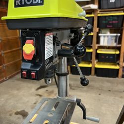 10 Inch, 5-Speed, Ryobi Benchtop Drill Press
