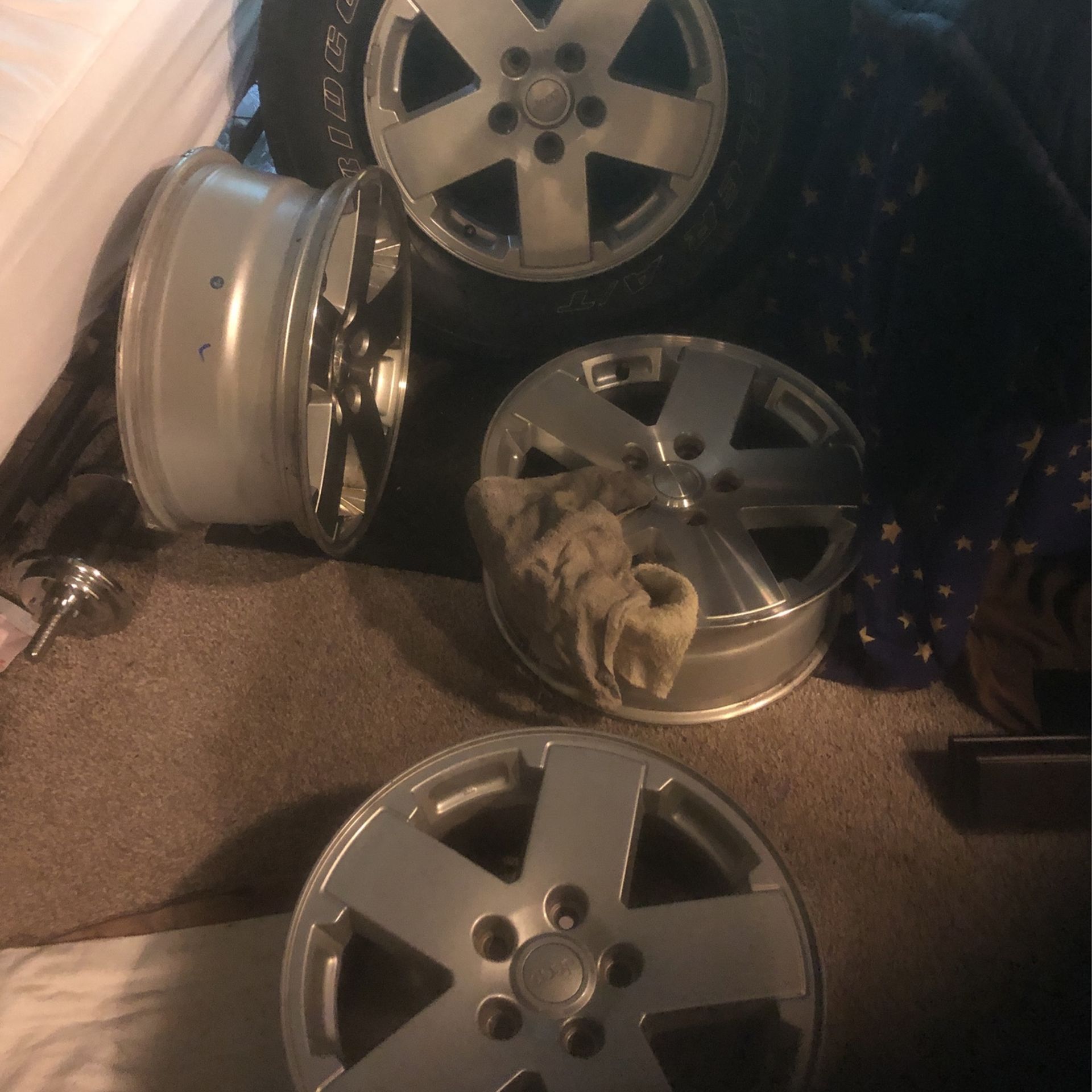 Jeep 18” Wheels $100