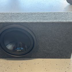 Alpine 12” Sub And Box 