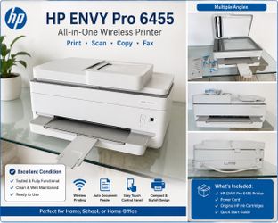 HP ENVY Pro 6455 All-in-One Wireless Printer