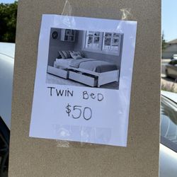 Twin Platform Bed