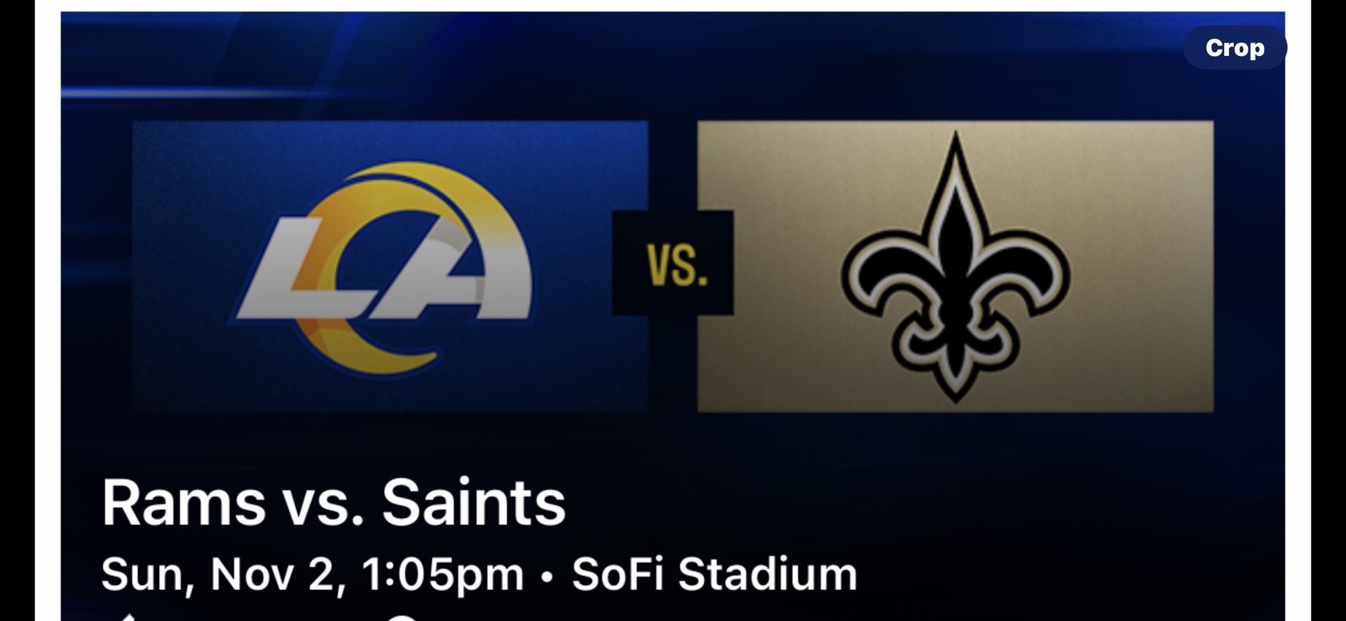 Rams Vs Saints 
