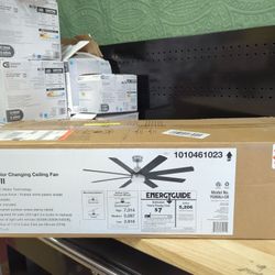 Home Decorators Collection
Celene II 62 in. Indoor/Outdoor Brushed Gold DC Motor Ceiling Fan with Adjustable White Integrated LED w/Remote Included
