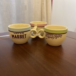 Vintage Rosanna "Café Paris" espresso cups