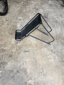 Aluminum back rack for bicycles