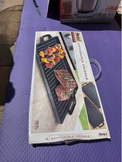 Brand new Rarini reversible griddle pan, never used