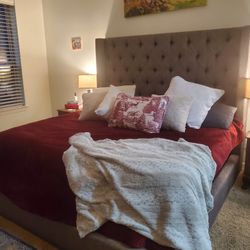 Upholstered Bed Frame (Frame Only) 