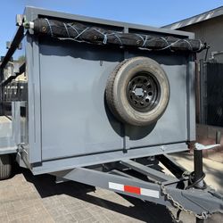 New 8x4x12 Hydraulic Dump Trailer with Accessories 🔥